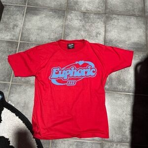 Vibrant Red Euphoric Tee